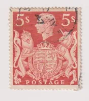SG477 KING GEORGE VI 1939 2/6 RED