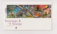 SG 1536 1991 GREETINGS GOOD LUCK FIRST DAY COVER