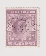SG 260 KING EDWARD VII 2s 6d LILAC 1902