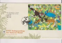 2012 WWF AMAZON ALIVE M/S FDC