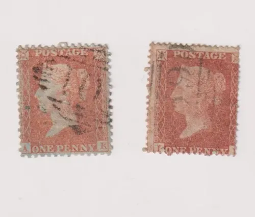 SG33 1d RED ORANGE-BROWN