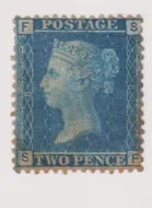 SG45 2d BLUE (THICK LINES) PLATE 8 