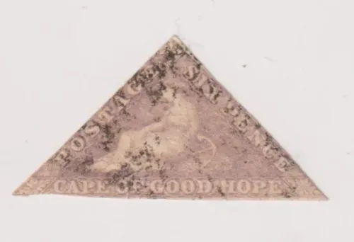SG7a CAPE OF GOOD HOPE TRIANGLE 6d PALE ROSE LILAC