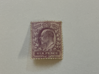 SG245 King Edward VII 6d Pale Dull Purple MINT